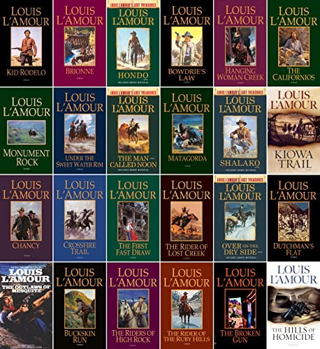 Louis L'Amour Western Novel Collection 24 Book Set by Louis L'Amour