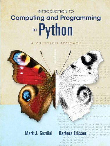 Introduction To Computing And Programming In Python