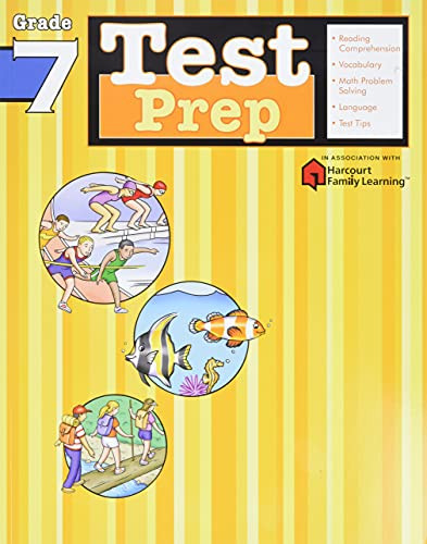 Test Prep: Grade 7 (Flash Kids Harcourt Family Learning)
