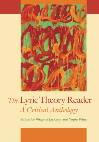 Lyric Theory Reader: A Critical Anthology