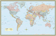 World Map Poster (32 x 50 inches) - Paper