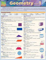 Geometry Part 1: Quickstudy Laminated Reference Guide