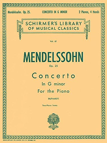 Concerto No. 1 in G Minor Op. 25 Volume 61P