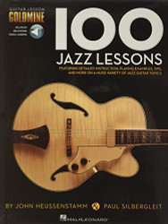 100 Jazz Lessons Guitar Lesson Goldmine Series Book/Online Audio