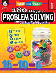180 Days of Problem Solving for 1st Grade - Build Math Fluency