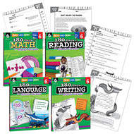 180 Days of Practice: Grade 6 Bundle - 4 Book Set - Improve Sixth