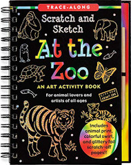 At the Zoo Scratch & Sketch - An Art Activity Book for Animal Lovers