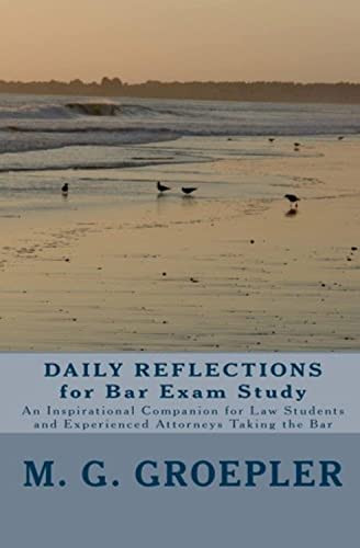 Daily Reflections For Bar Exam Study