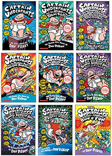 The New Captain Underpants Collection (Books 1-5) by Dav Pilkey