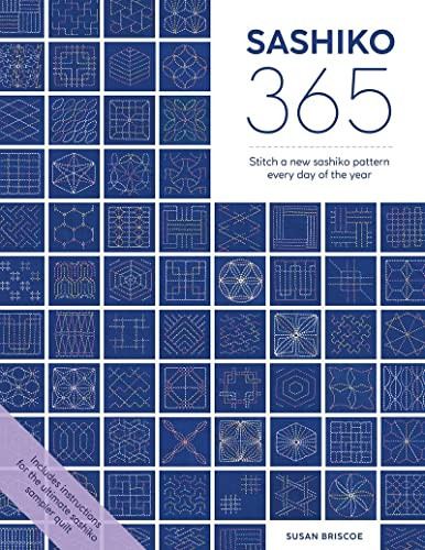 Sashiko 365: Stitch a new sashiko embroidery pattern every day