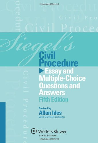 Siegel's Civil Procedure