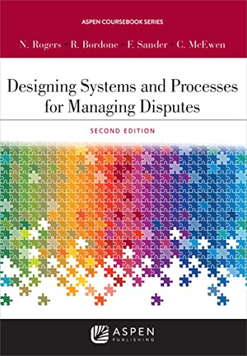 Aspen Coursebook Series Designing Systems and Processes for Managing
