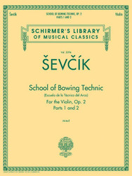 School of Bowing Technics Op. 2 Parts 1 & 2 Volume 2096