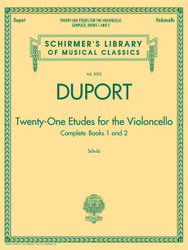 Duport - 21 Etudes for the Violoncello Complete Books 1 & 2 Volume 2095