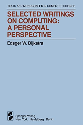 Selected Writings on Computing: A personal Perspective