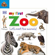 Tabbed Board Books: My First Zoo: Let's Meet the Animals!