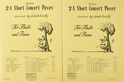 24 Short Concert Pieces: Flute and Piano