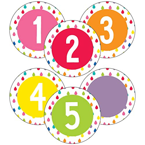 Schoolgirl Style - Hello Sunshine | Student Numbers Colorful Cut-Outs