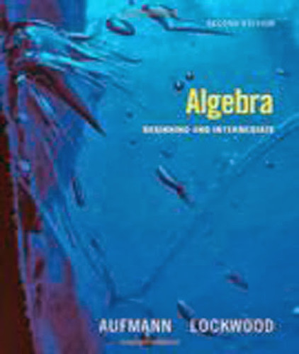 Algebra Beginning And Intermediate
