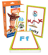 Disney Learning Toy Story 4 Alphabet Flash Cards for Kids 4+ ABC