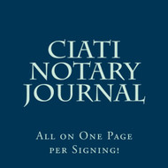 Ciati Notary Journal: All on One Page per Signing