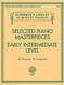 Selected Piano Masterpieces - Early Intermediate Level Volume 2128