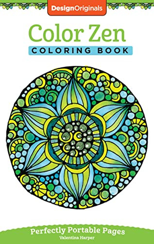 Color Zen Coloring Book: Perfectly Portable Pages - On-the-Go Coloring