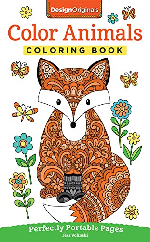 Color Animals Coloring Book: Perfectly Portable Pages - On-the-Go!