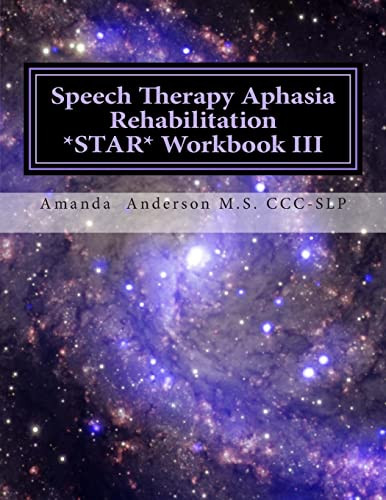 Speech Therapy Aphasia Rehabilitation Star Workbook III
