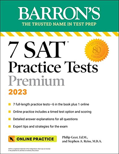 7 SAT Practice Tests 2023 + Online Practice