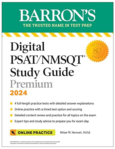 Digital PSAT/NMSQT Study Guide Premium 2024