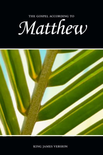 Matthew The Gospel According to