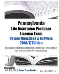 Pennsylvania Life Insurance Producer License Exam Review Questions