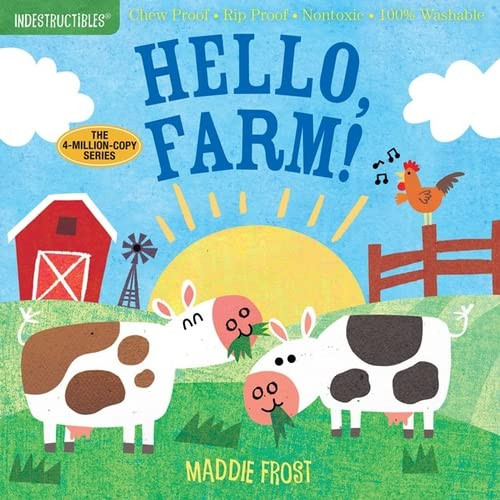 Indestructibles: Hello Farm! Chew Proof Rip Proof