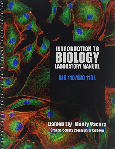 Introduction to Biology Laboratory Manual: BIO 110/BIO 110L