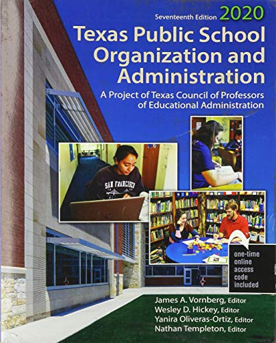 Texas Public School Organization and Administration: 2020