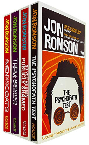 Jon Ronson 4 Books Bundle Collection Set - The Psychopath Test So