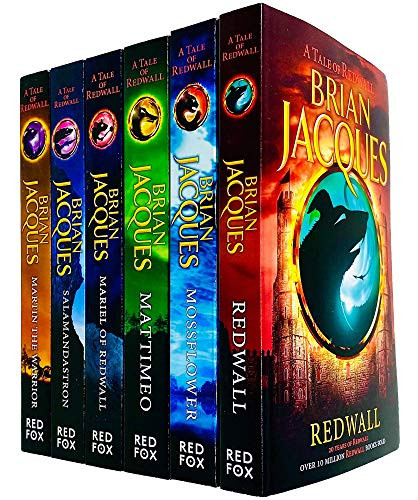 Redwall Series Books 1 - 6 Collection Set by Brian Jacques