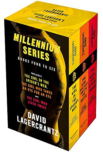 Millennium series 3 Books Collection Box Set by David Lagercrantz