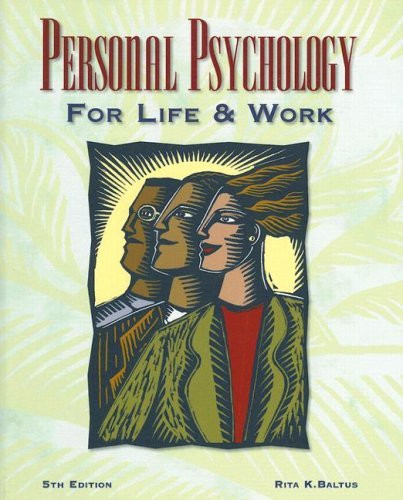 Personal Psychology For Life And Work