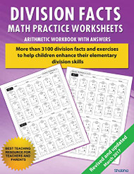 Division Facts Math Practice Worksheet Arithmetic Workbook