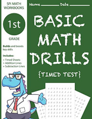 1st Grade Basic Math Drills Timed Test Volume 3