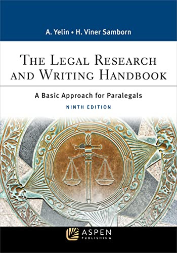 Legal Research and Writing Handbook