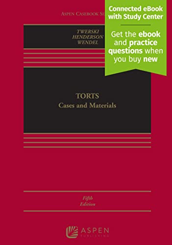 Torts: Cases and Materials