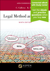 Legal Method and Writing I