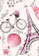 Paris Notebook: Vintage Eiffel Tower Journal: With Ruled & Blank Pages
