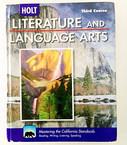 Holt Literature And Language Arts California Grade 9