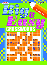 Big & Easy Crosswords Puzzle Book-Volume 32