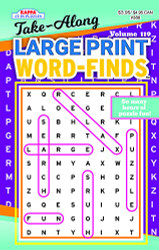 Take-Along Large Print Word Find Puzzle Book-Word Search Volume 119