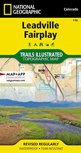 Leadville Fairplay Map - National Geographic Trails Illustrated Map